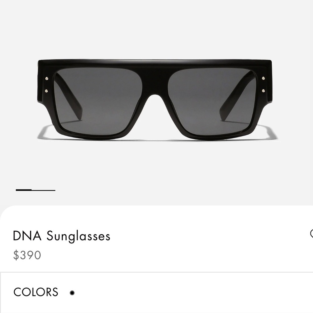 NEW Dolce & Gabbana | DNA Black Frame Studded Sunglasses